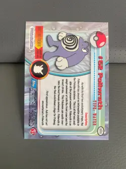 1999 Pokemon Topps TV Animated Series - Rainbow Foil - #62 Poliwrath - EXC - Image 2