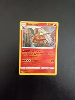 Carte Pokemon HOLO Dracaufeu 010/078 EB10.5 Epee & Bouclier Pokemon Go FR NEUF - Image 1