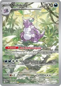 Carte Pokemon Francaise - Nidoking 174/165 - 151 - Francais - Image 1