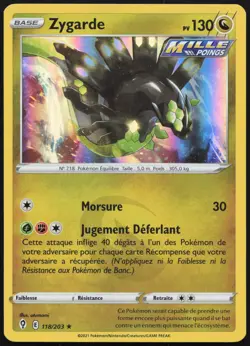 Carte Pokemon Zygarde 118/203 Holo Evolution Celeste Francais - Image 1