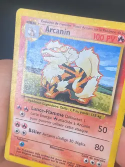 CARTE POKEMON ARCANIN 23/102 FR PEU COMMUNE SET DE BASE - BE/TBE - Image 2