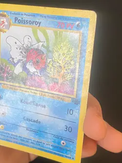 CARTE POKEMON POISSOROY 46/64 FR EDITION 1 PEU COMMUNE WIZARDS JUNGLE - BE - Image 3