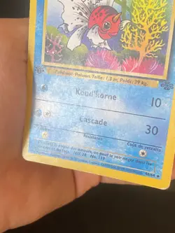CARTE POKEMON POISSOROY 46/64 FR EDITION 1 PEU COMMUNE WIZARDS JUNGLE - BE - Image 4