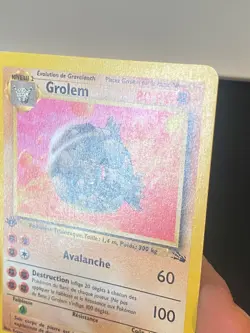 CARTE POKEMON GROLEM 36/62 EDITION 1 FR PEU COMMUNE WIZARDS FOSSILE - BE/TBE - Image 3