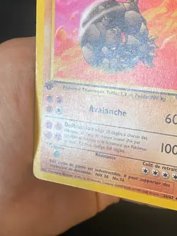 CARTE POKEMON GROLEM 36/62 EDITION 1 FR PEU COMMUNE WIZARDS FOSSILE - BE/TBE - Image 4