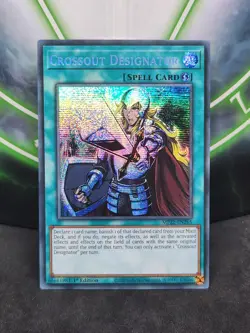 Yugioh Crossout Designator MP22-EN265 Secret Rare 1st Edition NM - Image 1