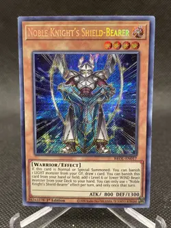 Yugioh! Noble Knight's Shield-Bearer - BROL-EN017 - Secret Rare - 1st Edition Ne - Image 1