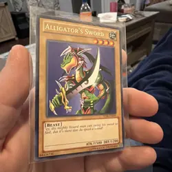 1x (EX) Alligator's Sword - TU08-EN006 - Rare - Unlimited Edition YuGiOh - Image 1
