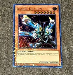 Yu-Gi-Oh Barrel Dragon HAC1-EN006 Ultra Rare 1st Edition - Image 1