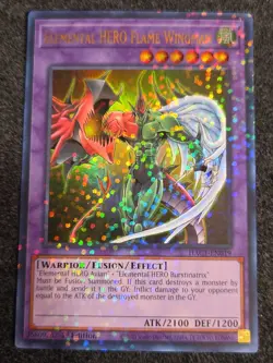 Yugioh Elemental HERO Flame Wingman (HAC1-EN019) 1st Edition Duel Terminal - Image 1