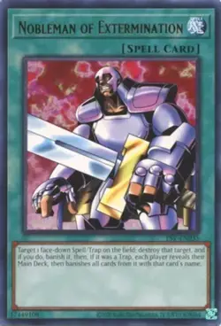 Yugioh! Nobleman of Extermination - PSV-EN035 - Rare - Unlimited 25th Anniversar - Image 1