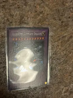 Yu-Gi-Oh! Blue-Eyes Ultimate Dragon RP01-EN000 Original Print Secret Rare LP - Image 3