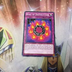 1x Ring of Destruction - MIL1-EN023 - Common - 1st Edition YuGiOh - Image 1