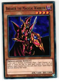 BREAKER THE MAGICAL WARRIOR LEDD-ENA10 COMMON YU-GI-OH TCG - Image 1