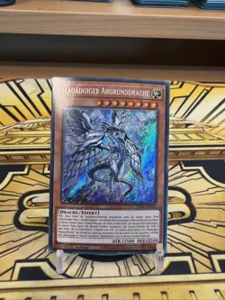 Yugioh Blauaugiger Abgrunddrache Platinum Secret Rare RA01-DE016 - Image 1