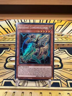 Yugioh Artefakt Longinuslanze RA01-DE006 Secret Rare - Image 1