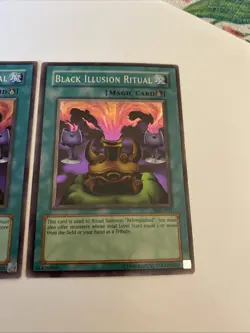 Yugioh - Black Illusion Ritual MRL-051 SUPER VLP/NM X3 - PLAYSET - Image 4
