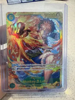 Monkey D Luffy OP13-118 SEC Carrying On His Will One Piece TCG English NM - Image 1