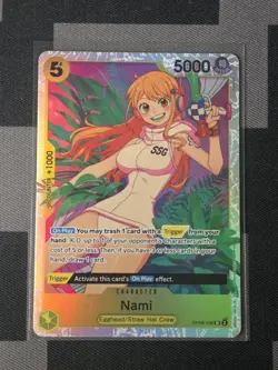 Nami OP08-106 Super Rare Two Legends NM Condition One Piece TCG - Image 1