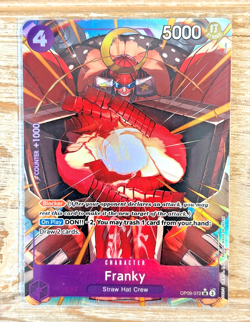 Franky OP09-072 SR (ALT ART) Emperors in the New World One Piece English - Image 1