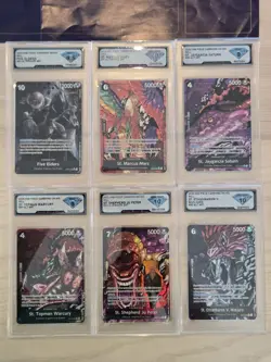 Bandai One Piece TCG OP13 Poor Mans demon pack 5 elders english Graded! - Image 1