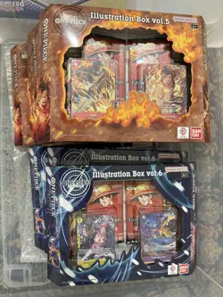 One Piece Illustration Box Vol 5 and Vol 6 (x 8) - Image 1