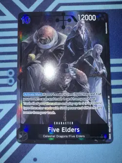 2025 ONE PIECE CARRYING ON HIS WILL OP13 FIVE ELDERS ALTERNATE ART 082 NM GOROSE - Image 1