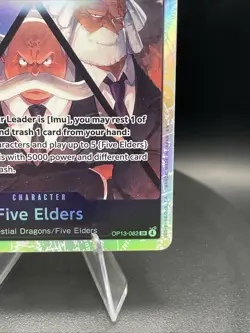 One Piece TCG English OP13-082 Five Elders SR Foil - Image 4