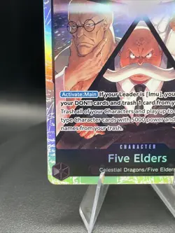 One Piece TCG English OP13-082 Five Elders SR Foil - Image 5