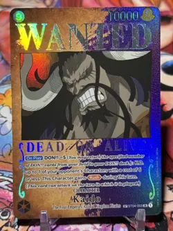 KAIDO - One Piece ST04-003 - WANTED SP Special Super Rare SR - Pillars - Image 1