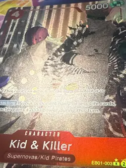 1x Kid and Killer EB01-003 Alt Art One Piece Memorial Collection Mint ENG - Image 3