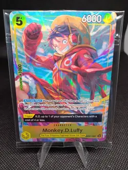 One Piece Card Game Monkey D Luffy OP07-109 Vol. Promo Sealed - Image 1
