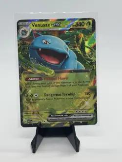 Venusaur Ex Ultra Rare Holo Foil Scarlet & Violet 151 Pokemon TCG Card 003/165 - Image 1