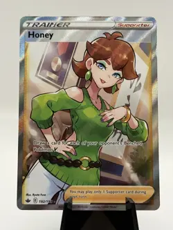 Pokemon TCG Honey Trainer Chilling Reign Full Art Card 192/198 Sword & Shield - Image 1