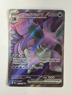 Pokemon Team Rocket's Nidoking EX 216/182 Sv10 Destined Rivals Holo Card - Image 1