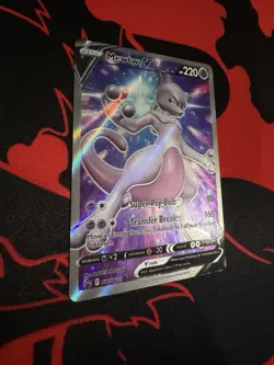 Mewtwo V SWSH229 Sword & Shield Promo Cards Holo Pokemon - Image 2
