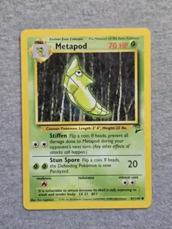 Metapod 81/130 Base Set 2 Pokemon Card Vintage - WOTC - Image 1