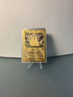 Pokemon TCG Celebrations Pikachu Gold Metal Card 58/102 - Image 1