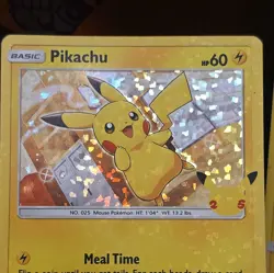 Pikachu 25/25 Holo Celebrations 25th Anniversary McDonald's Pokemon Card NM - Image 2