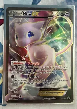 Pokemon TCG Mew EX XY126 Holo Promo Pokemon-EX Card XY Black Star Promos English - Image 1