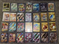 53 Pokemon Card Lot - V,V-Max,EX,Full Arts - Image 1