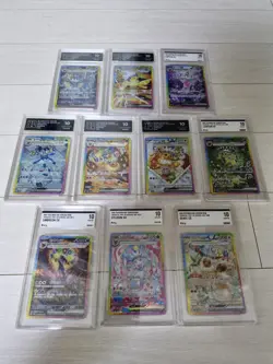 Terastal Festival Eevee Evolution SAR Complete Set Of 10 Pokemon Card Korean - Image 1