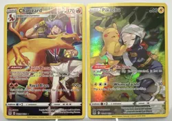 Pokemon Charizard & Pikachu Holo Cards Bundle TG05/TG30 & TG03 /TG30 - Image 1
