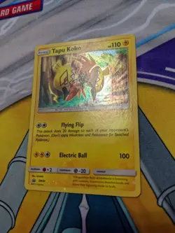 Tapu Koko SM30 Promo Holo Pokemon Card Pokemon Trading Card Game TCG NM - Image 3