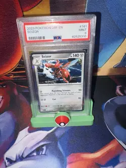 Pokemon Scizor Holofoil TCG Card 141/197 Sv03: Obsidian Flames Rare - Image 1