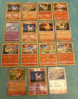 PONYTA & RAPIDASH BUNDLE OF POKEMON CARDS - Image 1