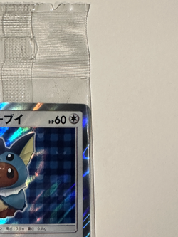 Poncho Wearing Eevee Vaporeon 137/SM-P PROMO Sealed Pokemon Card Japanese - Image 3