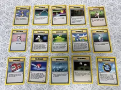 Pokemon Trading Cards Regular 15 Card Trainer Mixed Lot - Image 1