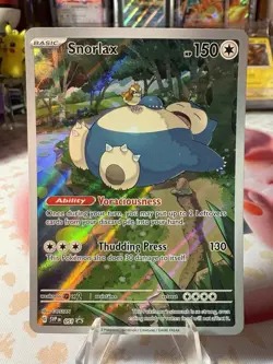 Pokemon TCG Snorlax SVP 051 Scarlet Violet 151 ETB Black Star Promo Card NMT! - Image 1