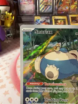 Pokemon TCG Snorlax SVP 051 Scarlet Violet 151 ETB Black Star Promo Card NMT! - Image 2